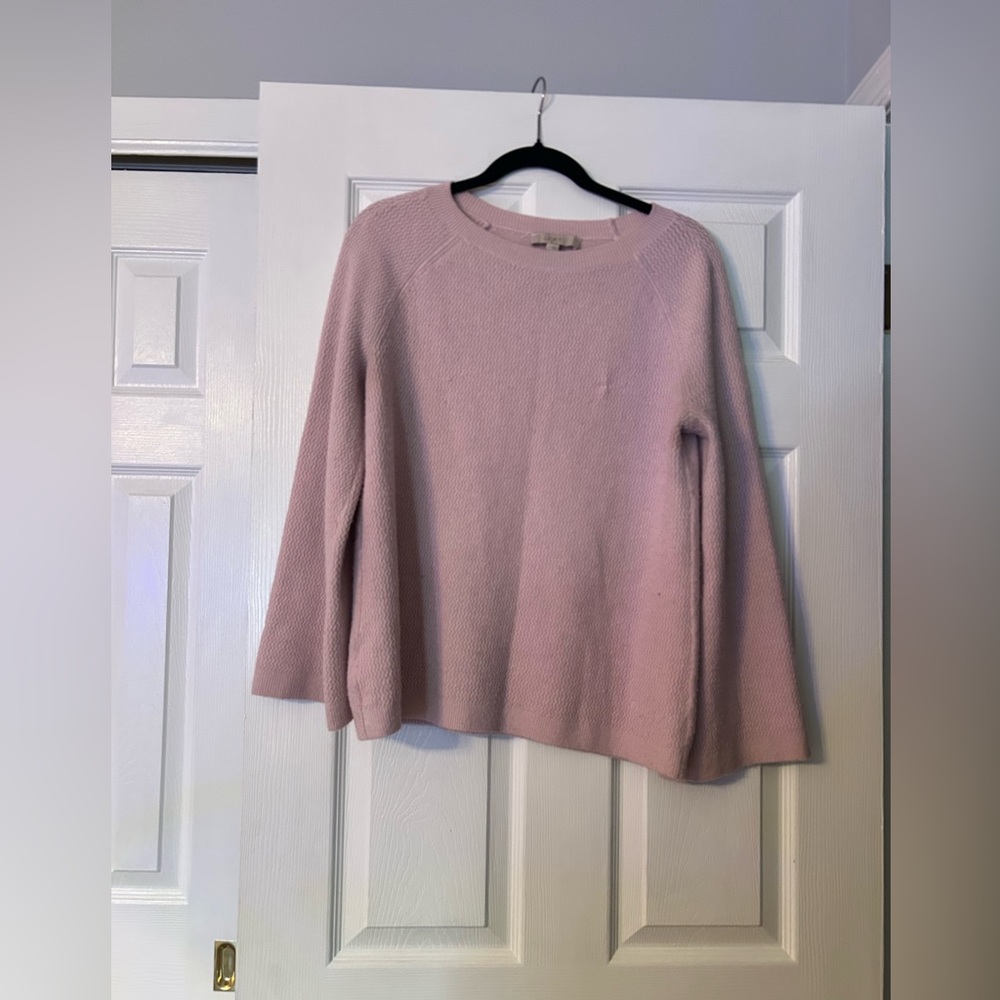 LOFT Pink Pullover Oversized Sweater